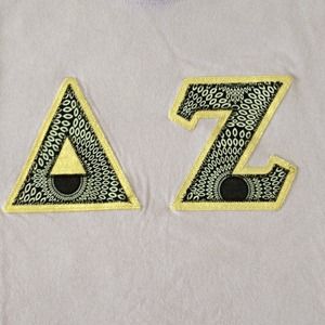 Delta Zeta Sorority letter shirt