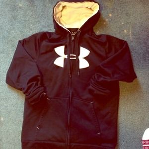 Mens under armour zip up hoodie