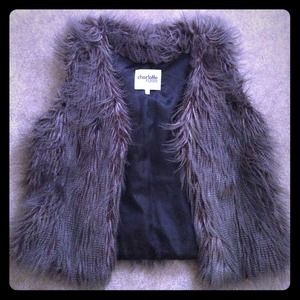 Charlotte Russe faux fur vest