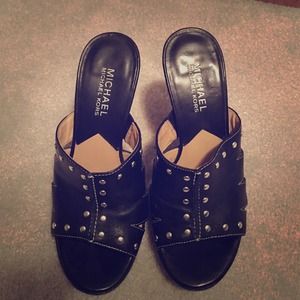 Black Michael Kors heels