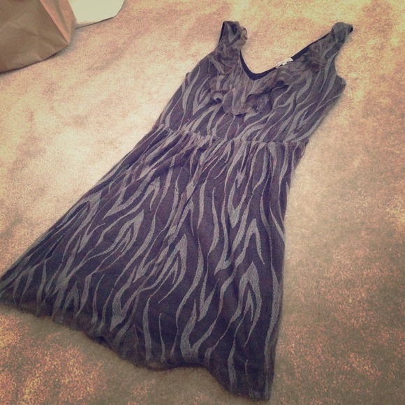 Dark and light gray Charlotte Russe dress