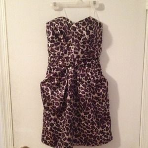 Leopard patterned dress SIZE 8