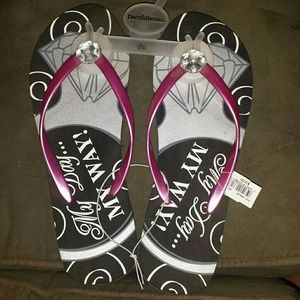 Wedding Day flip flops