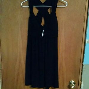 Black cocktail dress