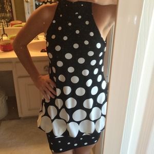 Polka dotted dress