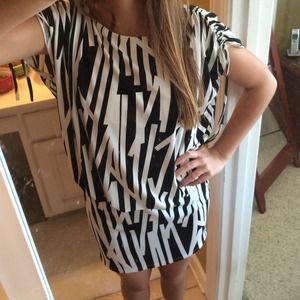 Black and white dress