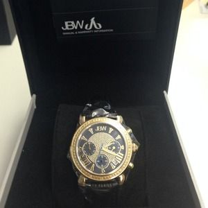 **SALE** JBW black and gold women's watch NWT