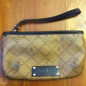 Lamb wristlet/make up bag NWOT
