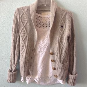 Grey cardigan