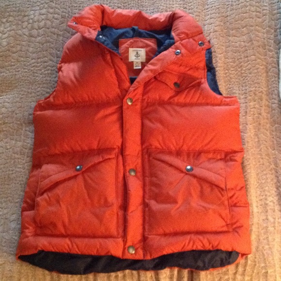 Petite Ladies or Kids Down Vest orange