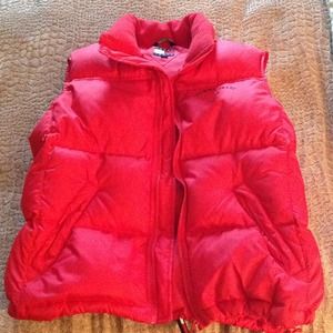Tommy Jeans red Down vest