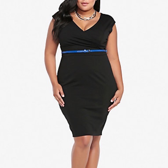 torrid Dresses & Skirts - Torrid Belted Cap Sleeve Dress