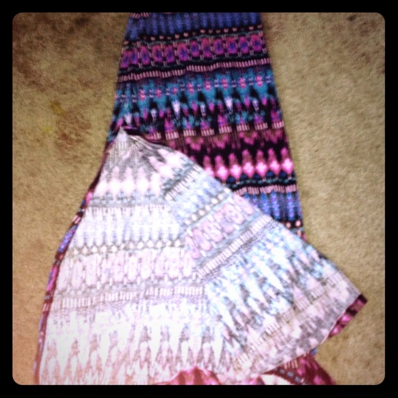 Long 2 slit skirt