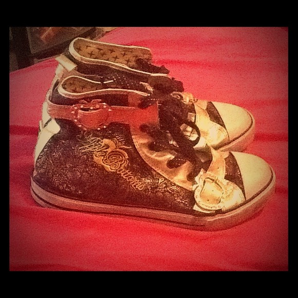 Designer Apple Bottoms sneakers
