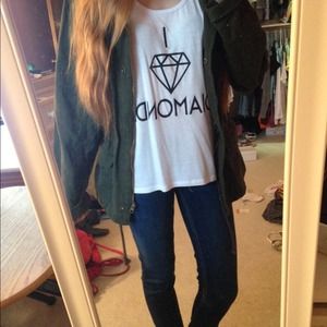 I heart diamonds tank top