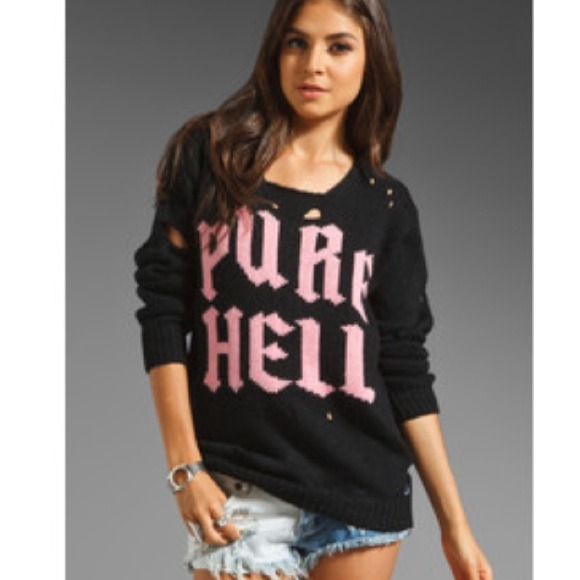 Pure hell heavy Unif sweater - Picture 2 of 3