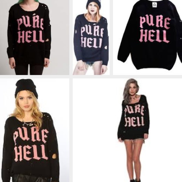 Pure hell heavy Unif sweater - Picture 3 of 3