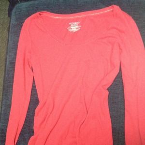 Victoria's Secret red shirt medium******sale!!