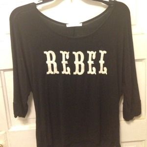 rebel black shirt