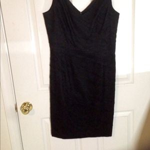 Beautiful black lace knee length