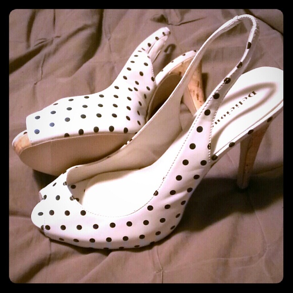 Cute polkadot heels