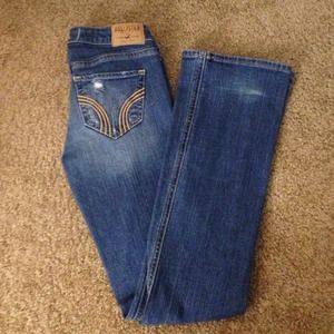 Distressed Hollister Jeans