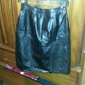 Leather skirt Leather skirt