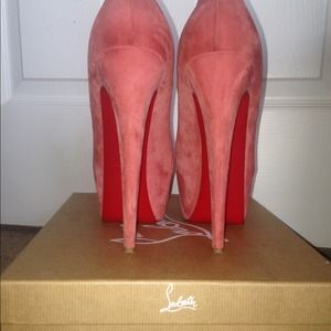Christian Louboutin pink daffodil 160 mm
