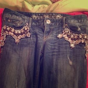 Express bedazzled jeans
