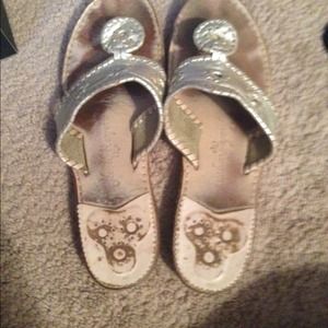 Pre-loved Authentic Platinum Jack Rogers