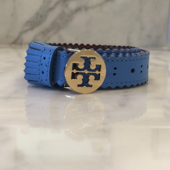 Authentic Tory Burch Belt in periwinkle