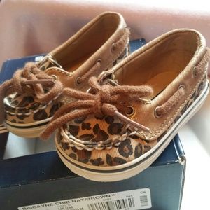 Baby Leopard Sperrys