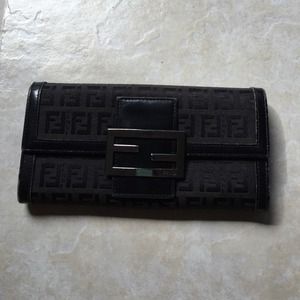 Fendi black wallet