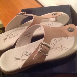 Propet Iris Leather Walking Sandals 8 wide