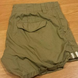 Olive green nike shorts