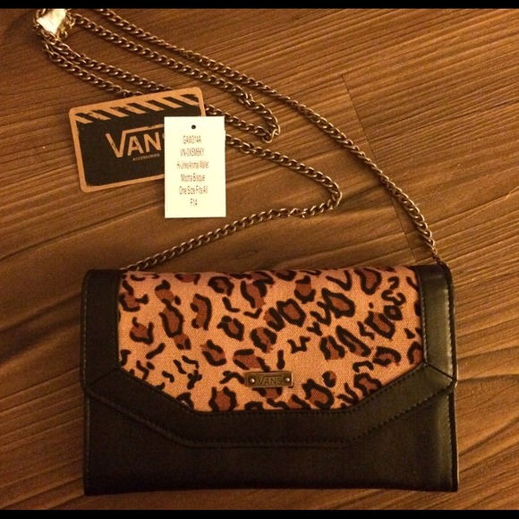 💜New Vans hi-jinks leopard animal wallet purse💜