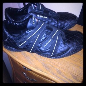 Us polo quilted leather sneakers