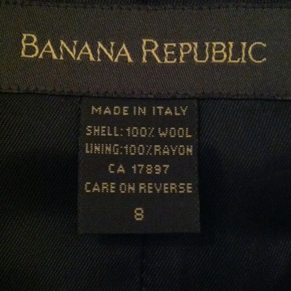 Banana Republic Black  five button suit jacket - Picture 4 of 4