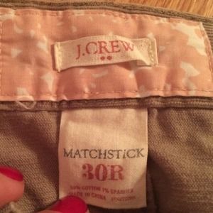 **Sale** JCrew size 30 beige corduroy pants.