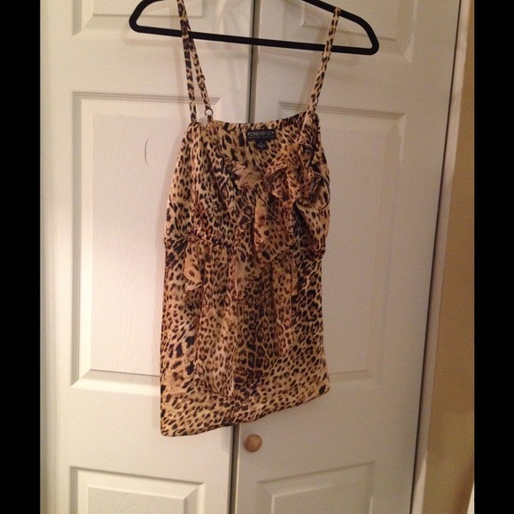 Leopard cami