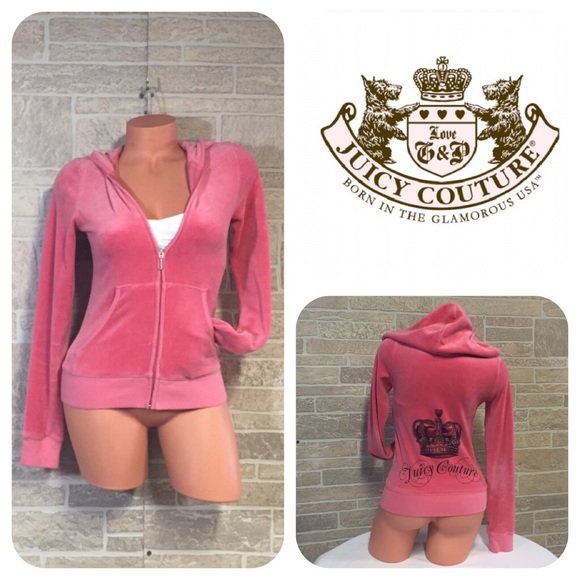 Juicy Couture Tops - Juicy Couture Flush Crown Hoodie