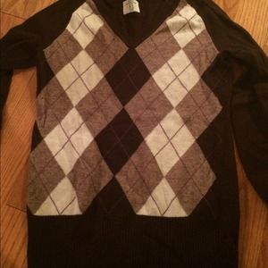 **Sale** Brown argyle sweater size M from h&m.