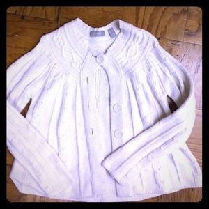Liz Claiborne cable knit cardigan
