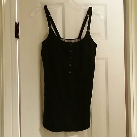 Black nursing tank