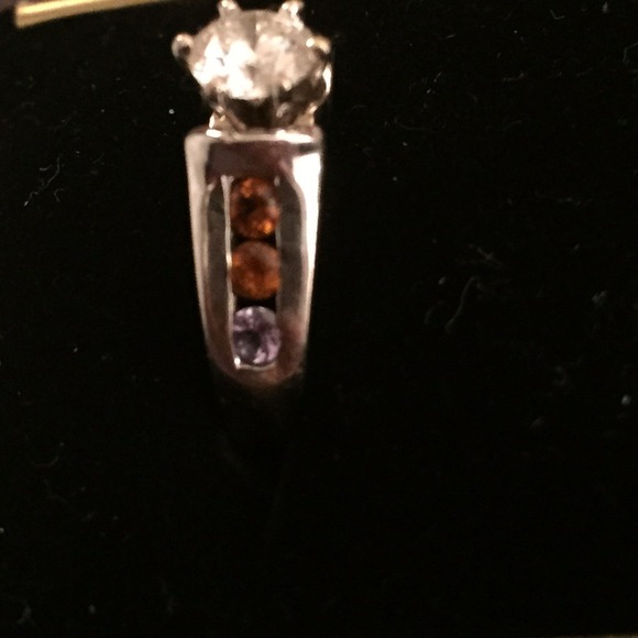 10K Rose Gold 7X5MM Oval Gemstone Birthstone and Diamond  💎 Diamond & Birthstone Ring (Size 6) 💎