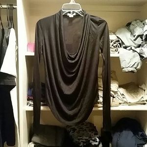 Black helmut top