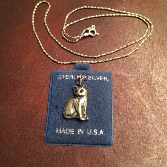 Jewelry - Cat necklace 925 sterling