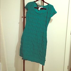 Max Studio Bodycon Stretch Green Dress