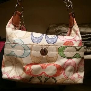 Small coach purse with coin purse