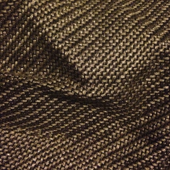 UNIQUE Three Floor rare Orange & brown Dress twill - Picture 3 of 4